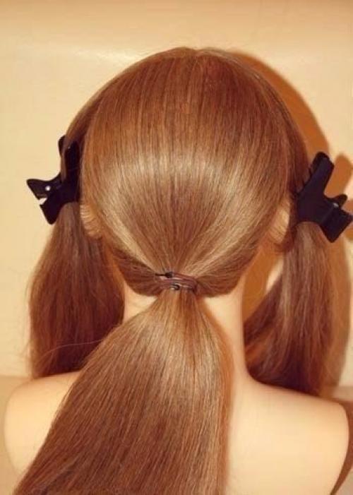 Вечерняя прическа своими руками: 02