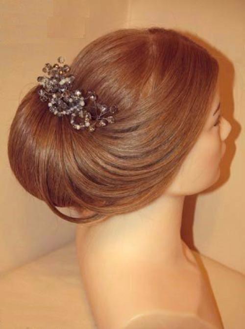 Вечерняя прическа своими руками: 01