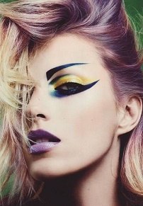 Рок-макияж. Как сделать макияж в стиле рок. 01 Рок-макияж. Как сделать макияж в стиле рок. 01