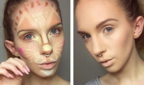 Клоунское контурирование лица - нескучный макияж! 05