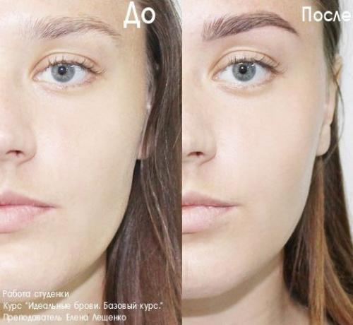 Тонирование бровей, что это. Работы мои? 
Архитектура бровей - это не просто покрасить - пощипать брови.