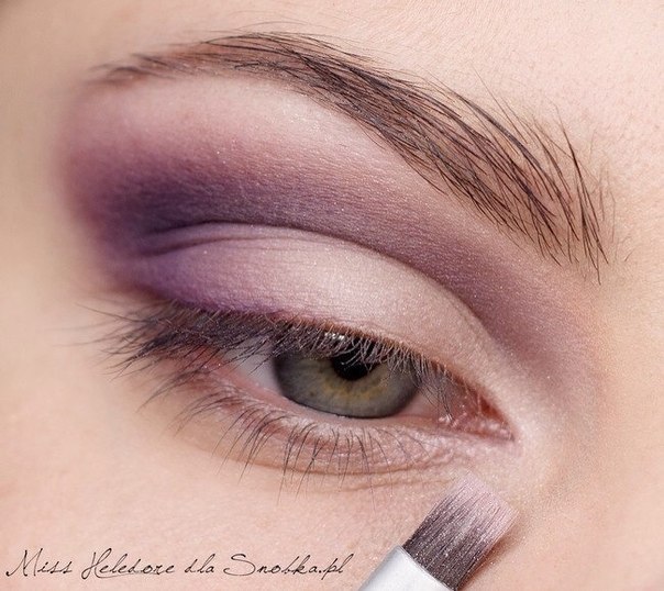 Макияж глаз: сливовый десерт. 03