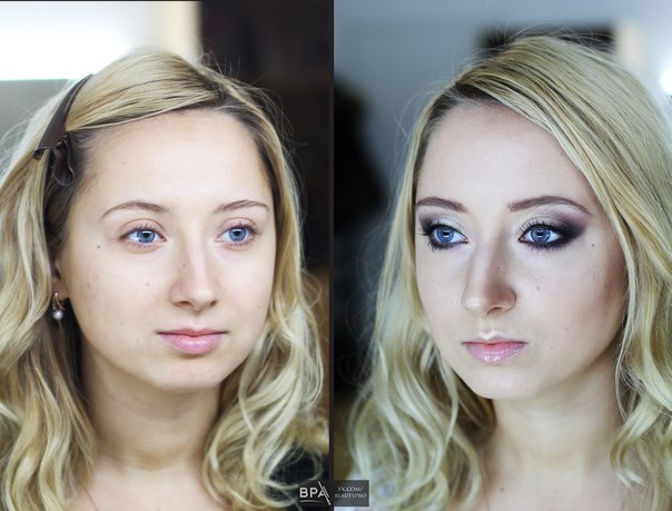 На третьем занятии студенты стандартного базового курса Художник по макияжу учились делать вечерний макияж Кошачий глаз. 01