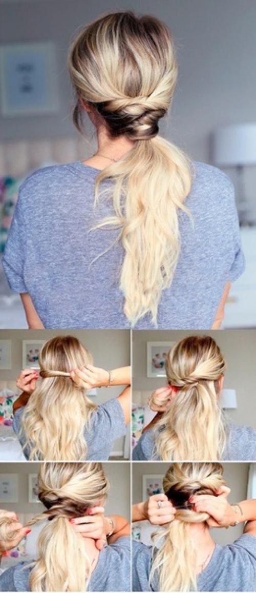 Скрученный конский хвост. 01