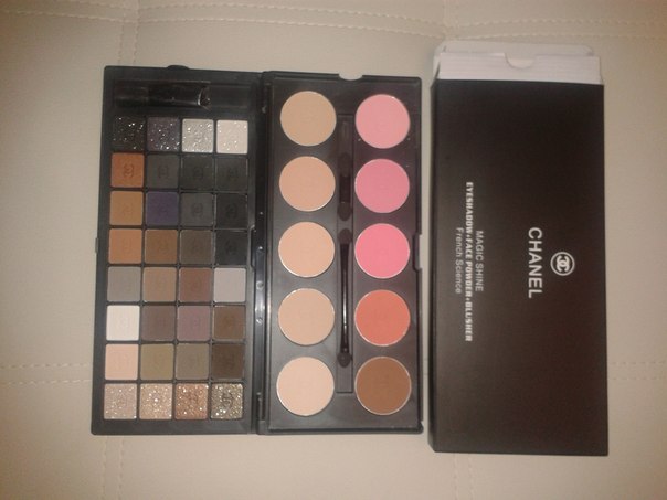 Новинка! Тени+Румяна+Пудра Chanel magic shine тон № 1 и № 3 - отличный подарок для себя и близких. 01
