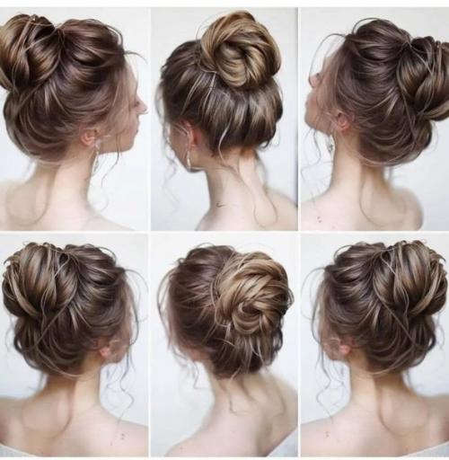 Прически для свадеб и ресторанов. 01