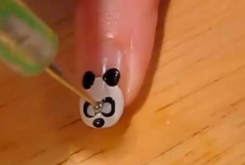 Дизайн ногтей Панда: 04 Дизайн ногтей Панда: 04
