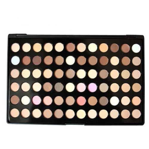 Палетка теней для макияжа в теплых нейтральных оттенках. 01