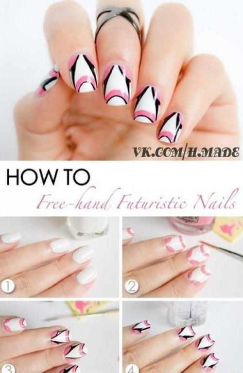 Пошаговые уроки красивого маникюра. 03