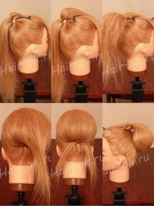 Волосы должны быть сухими и гладко расчесанными перед тем, как вы начнете работать над вечерней прической. 01 Волосы должны быть сухими и гладко расчесанными перед тем, как вы начнете работать над вечерней прической. 01