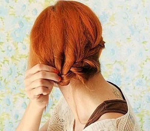 Диагональная французская коса. 01 Диагональная французская коса. 01