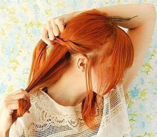 Диагональная французская коса. 05 Диагональная французская коса. 05
