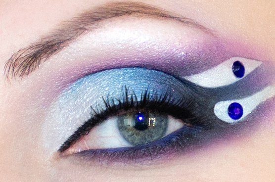 Идея яркого макияжа на новый год. 06