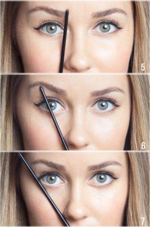 Как придать идеальную форму бровям. 02
