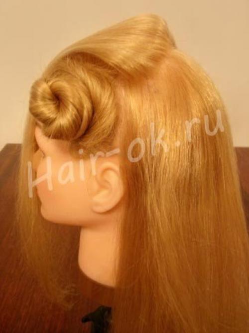 Вечерняя прическа Мальвина с Плетением. 01