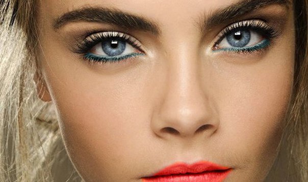 Легкий Макияж ДЛЯ Голубых Глаз. 01