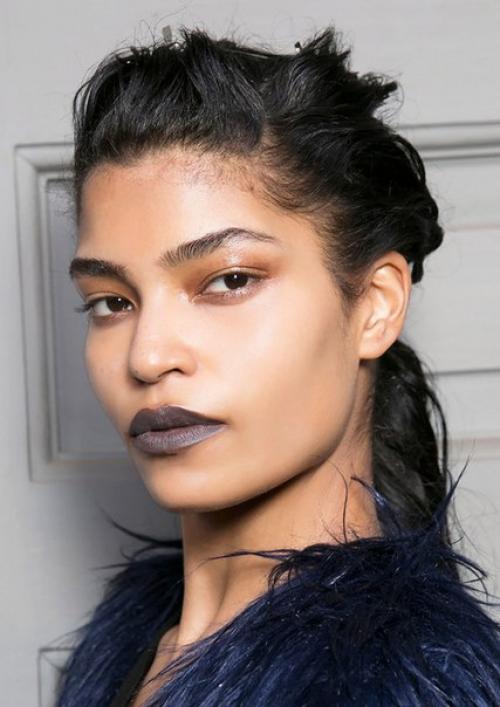 Как использовать помаду альтернативных цветов (синий, зеленый, фиолетовый, желтый, черный и т д). 06