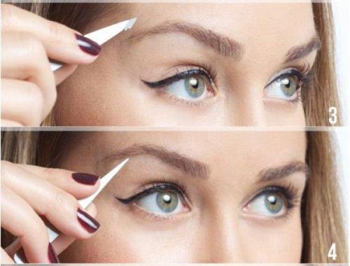 Как придать идеальную форму бровям. 01