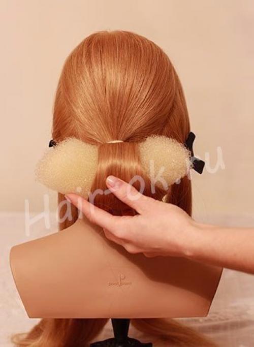 Вечерняя прическа с двумя косами. 02 Вечерняя прическа с двумя косами. 02