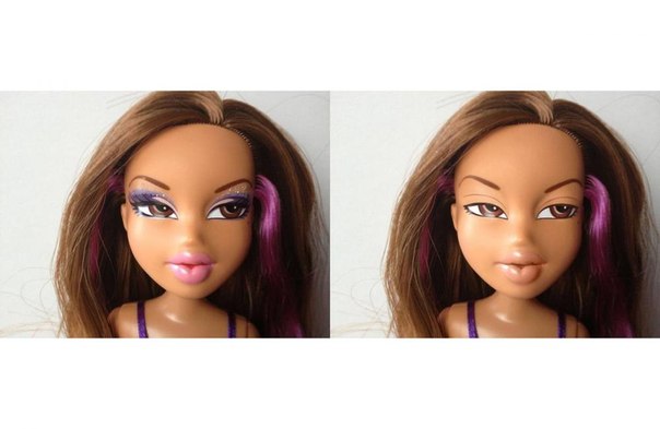 Как выглядит Барби без яркого макияжа показали в российском интернете]. 02