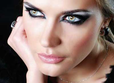 Цветовое решение новогоднего макияжа 2014 для серых глаз. 02 Цветовое решение новогоднего макияжа 2014 для серых глаз. 02
