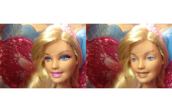 Как выглядит Барби без яркого макияжа показали в российском интернете]. 01
