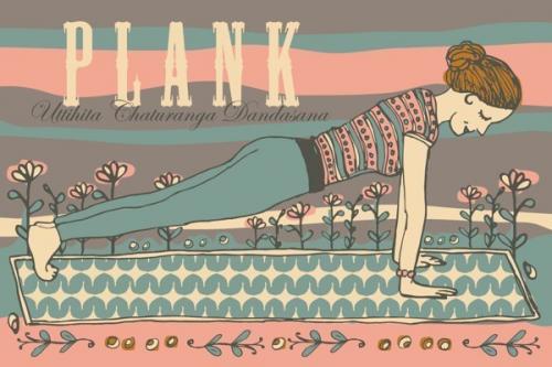 Йога.  Асаны для начинающих в картинках. 03