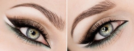 Макияж глаз Ласточка, пошагово. 03