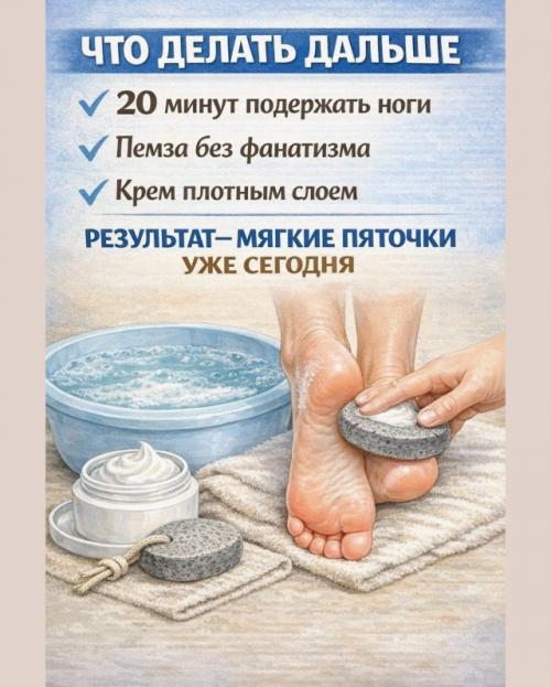 Тpeщины, cухocть, шepшaвыe пятки - знaкoмo? 02