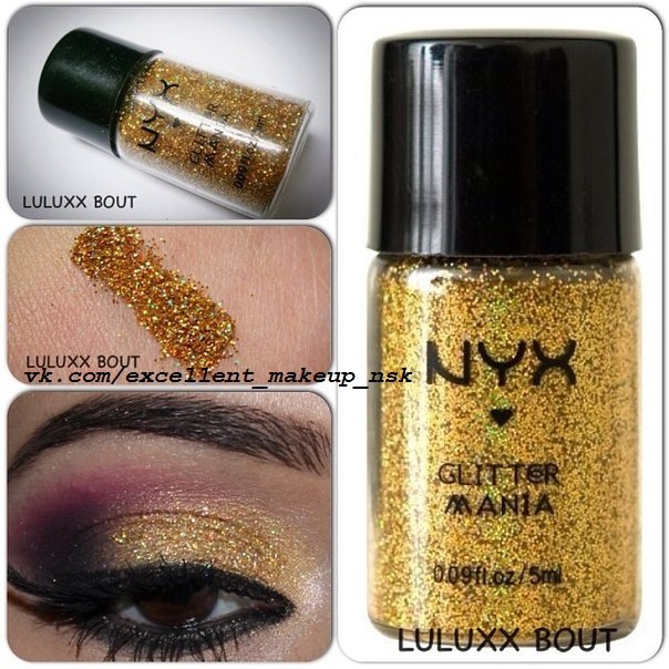 Глиттер(англ. Glitter) – блестки; средство макияжа, придающее блеск. 01