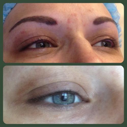 Акция до 1 апреля, скидки на стрелки глаз и межресничку в ручной техники. 03