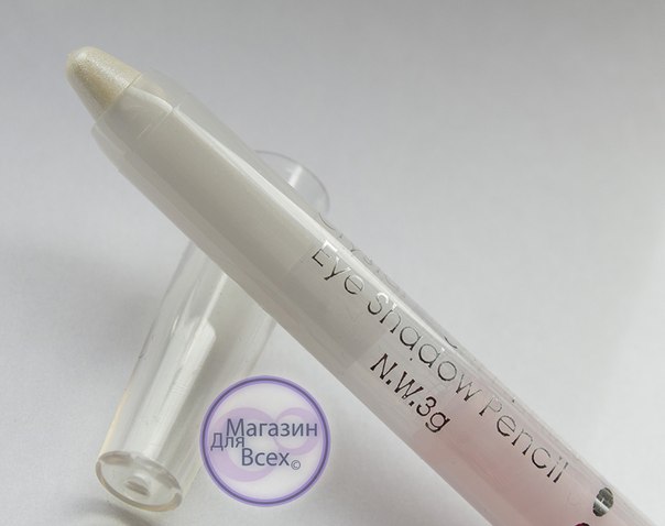 Белый карандаш в новом макияже. 01