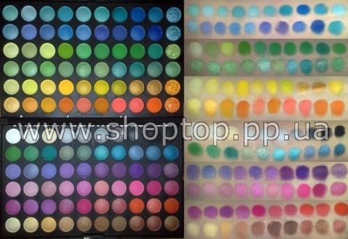 В этой радужной палитре богатый выбор цветов для креативного и художественного макияжа. 01