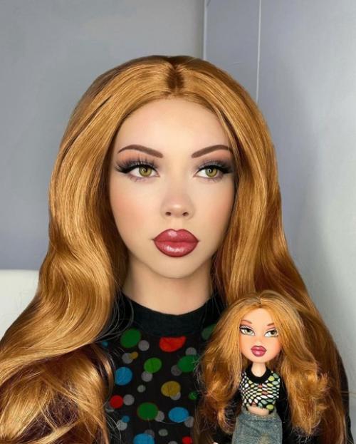 Очень трогательно.  Куклы Bratz в исполнении @Delia. 08