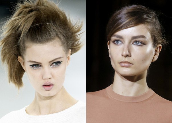 Make up 2014: стрелки, бледность, соболиные брови и сочные губы. 01 Make up 2014: стрелки, бледность, соболиные брови и сочные губы. 01