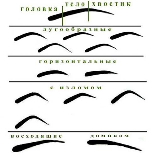 Выбор формы бровей - целая наука в наше время. 02