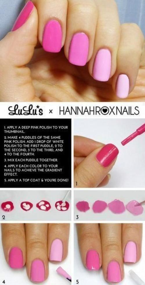 Пошаговые идеи маникюра. 02