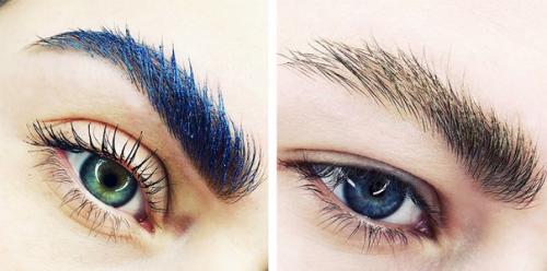 Акцент на брови - главный тренд макияжа из инстаграма. 02