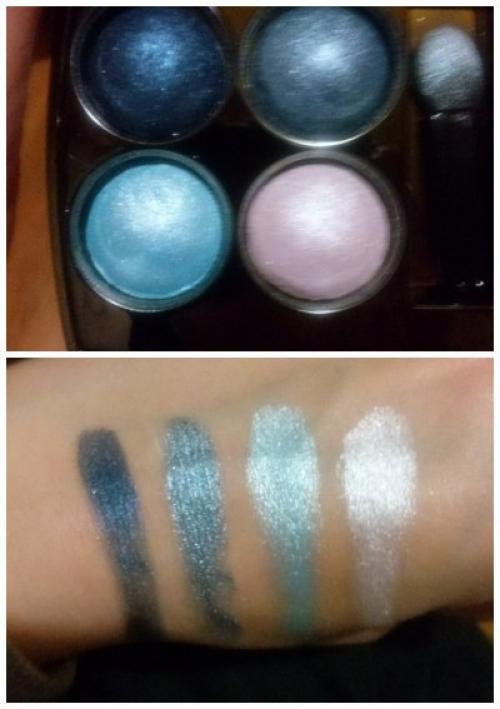 Запеченные тени для век Секрет Очарования. 01