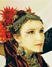  Берберы. Берберские рисунки(татуировки) на лицах.