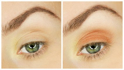 Макияж с Рыжим новым оттенком. 02