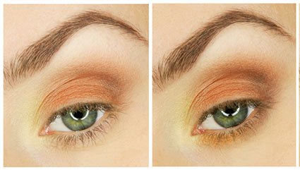 Макияж с Рыжим новым оттенком. 03