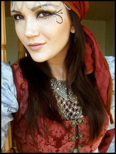  Берберы. Берберские рисунки(татуировки) на лицах.