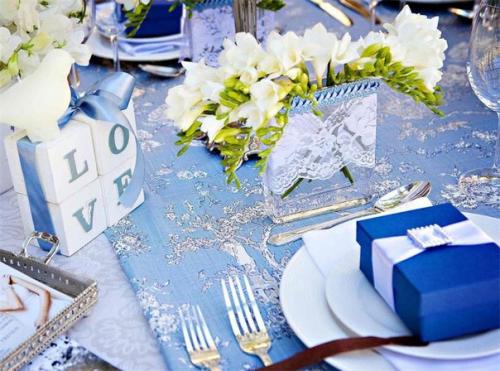 Бело - синяя свадьба: достоинство и одухотворенность! 03