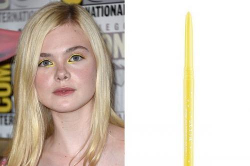 Звездный пример: 13 способов использовать цветной лайнер в макияже. 03