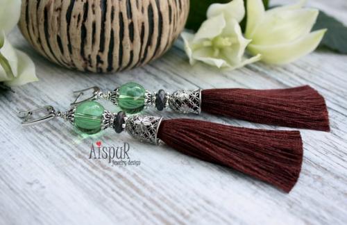 Здравствуйте! А давайте я расскажу вам о сережках - кисточках? 07 Здравствуйте! А давайте я расскажу вам о сережках - кисточках? 07