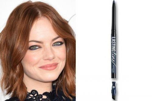 Звездный пример: 13 способов использовать цветной лайнер в макияже. 05