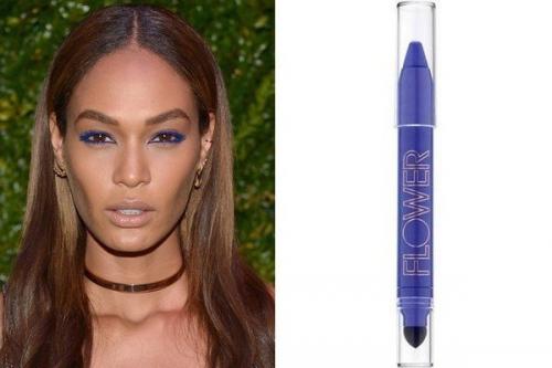 Звездный пример: 13 способов использовать цветной лайнер в макияже. 02