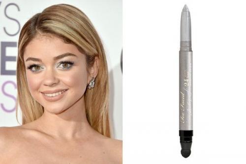 Звездный пример: 13 способов использовать цветной лайнер в макияже. 04