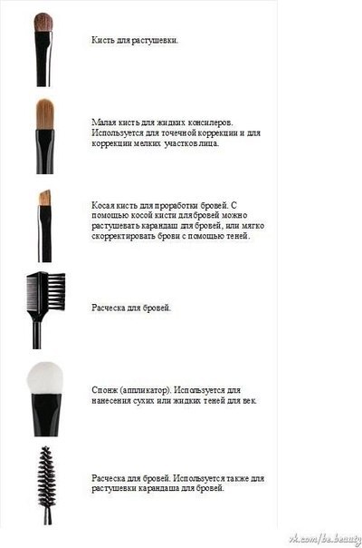 Какие кисти и для чего. 02